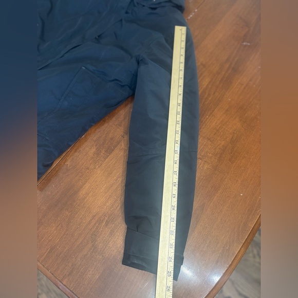 LANDS’ END Squall Small Black Hooded Waterproof Insulated Coat Jacket - Picture 7 of 10